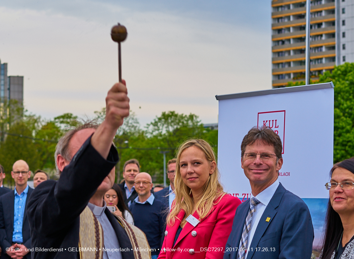 11. Mai 2017 - Grundsteinlegung für die LOGE und dem Kulturquadrat in Neuperlach